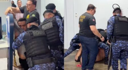 ROMU prende homem com moto adulterada em Manaus; suspeito tenta fugir da delegacia