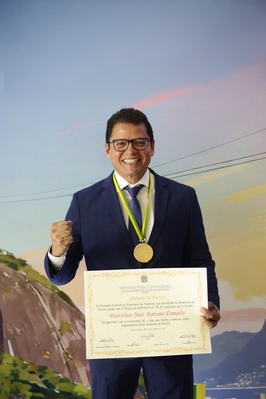 Marcellus Campêlo recebe homenagem do setor imobiliário nacional, pelo impacto dos programas habitacionais no Amazonas