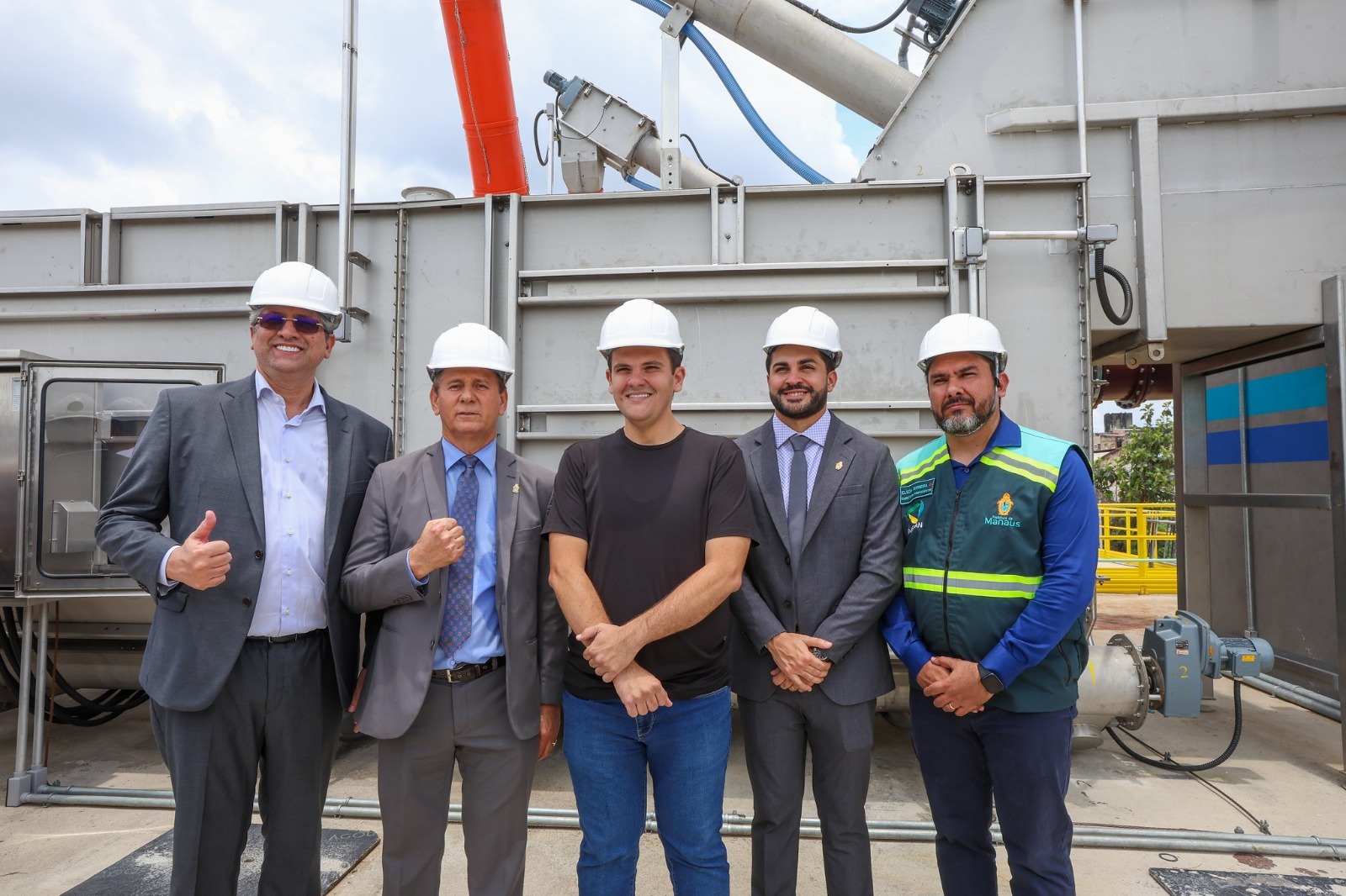 Vice-prefeito Renato Junior realiza entrega da primeira etapa da Estação de Tratamento de Esgoto Raiz