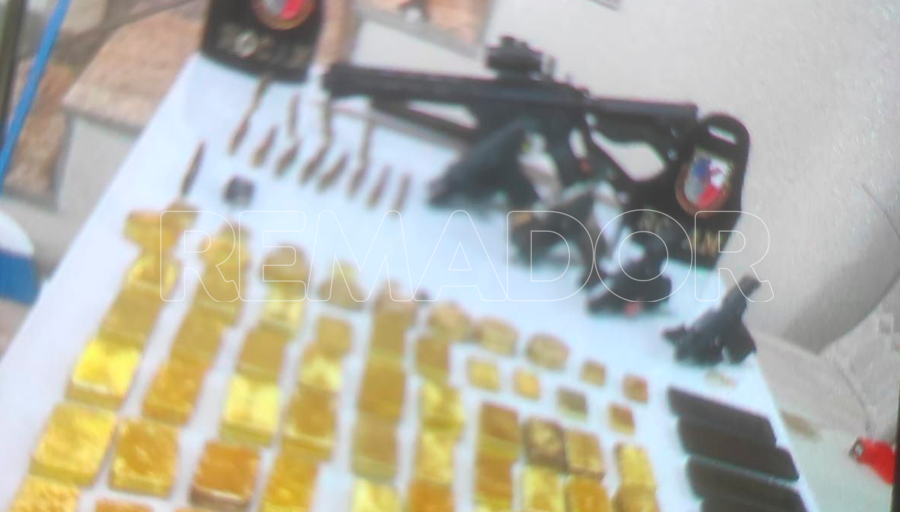 Ouro, pistolas e metralhadora são apreendidos em operação conjunta da ROCAM e Polícia Federal em Manaus