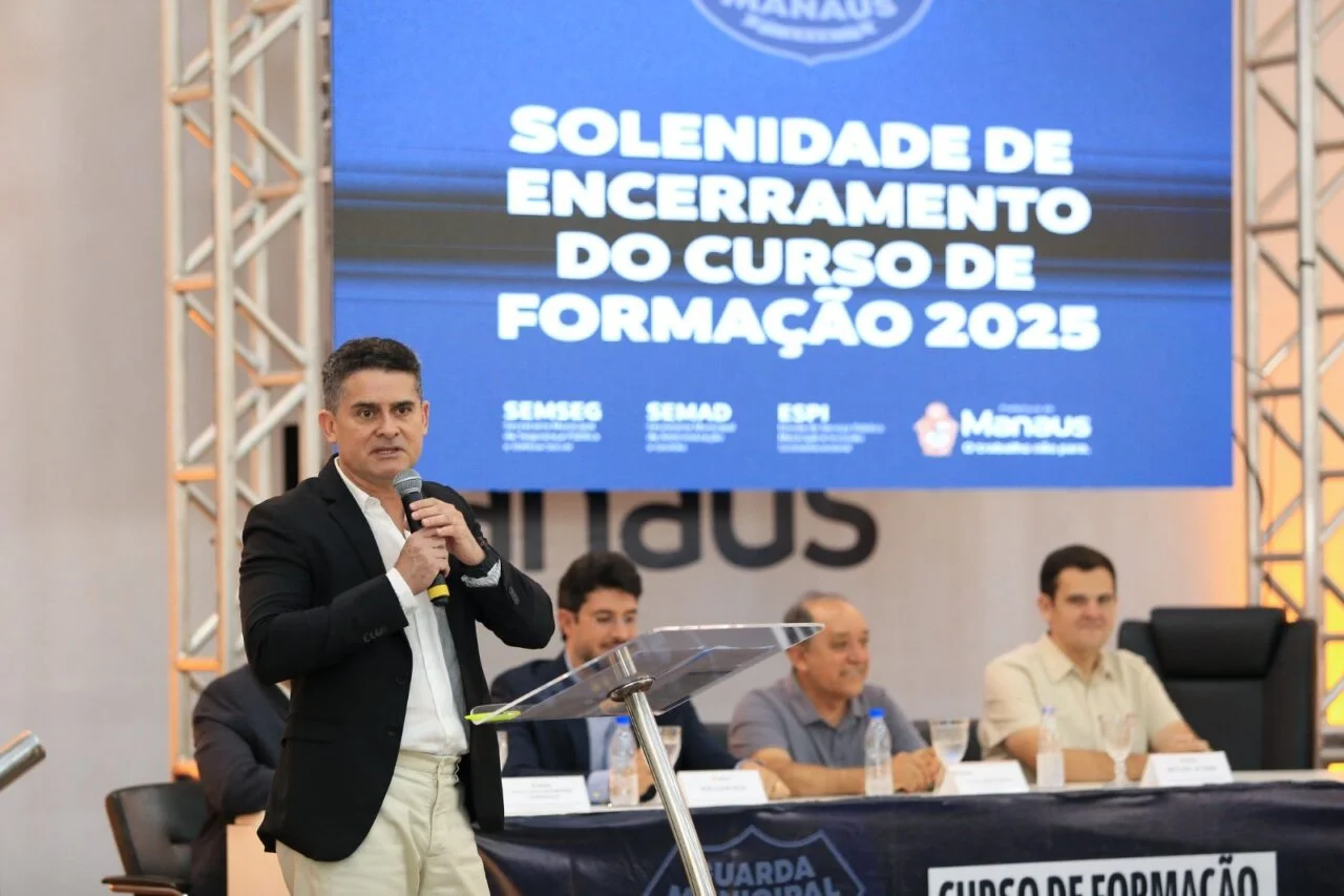 Prefeito David Almeida anuncia novo concurso e destaca fortalecimento da Guarda Municipal de Manaus