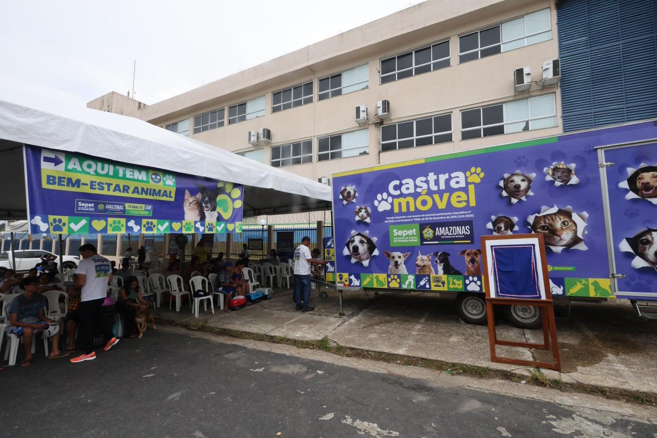 Wilson Lima inaugura quinto Castramóvel do Amazonas e amplia política de bem-estar animal no estado