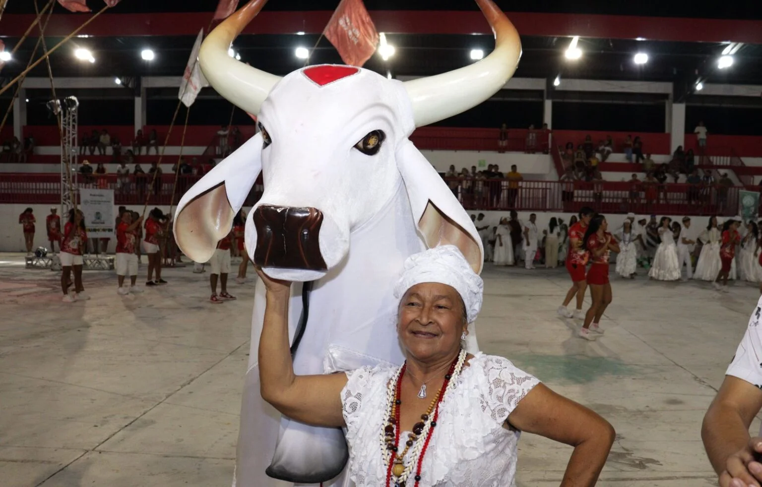 Boi Garantido marca presença no V Encontro dos Povos de Terreiro e reforça luta contra o racismo religioso em Parintins