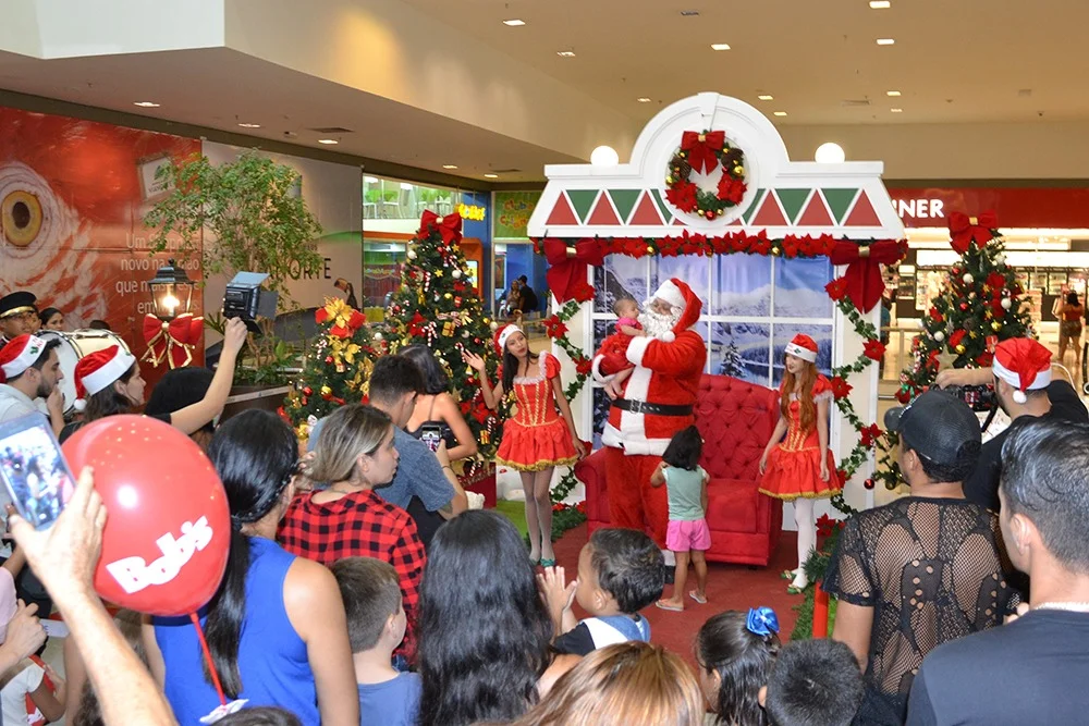 Papai Noel chega ao Shopping Manaus ViaNorte neste sábado (8/11) Papai Noel chega ao Shopping Manaus ViaNorte neste sábado (8/11)