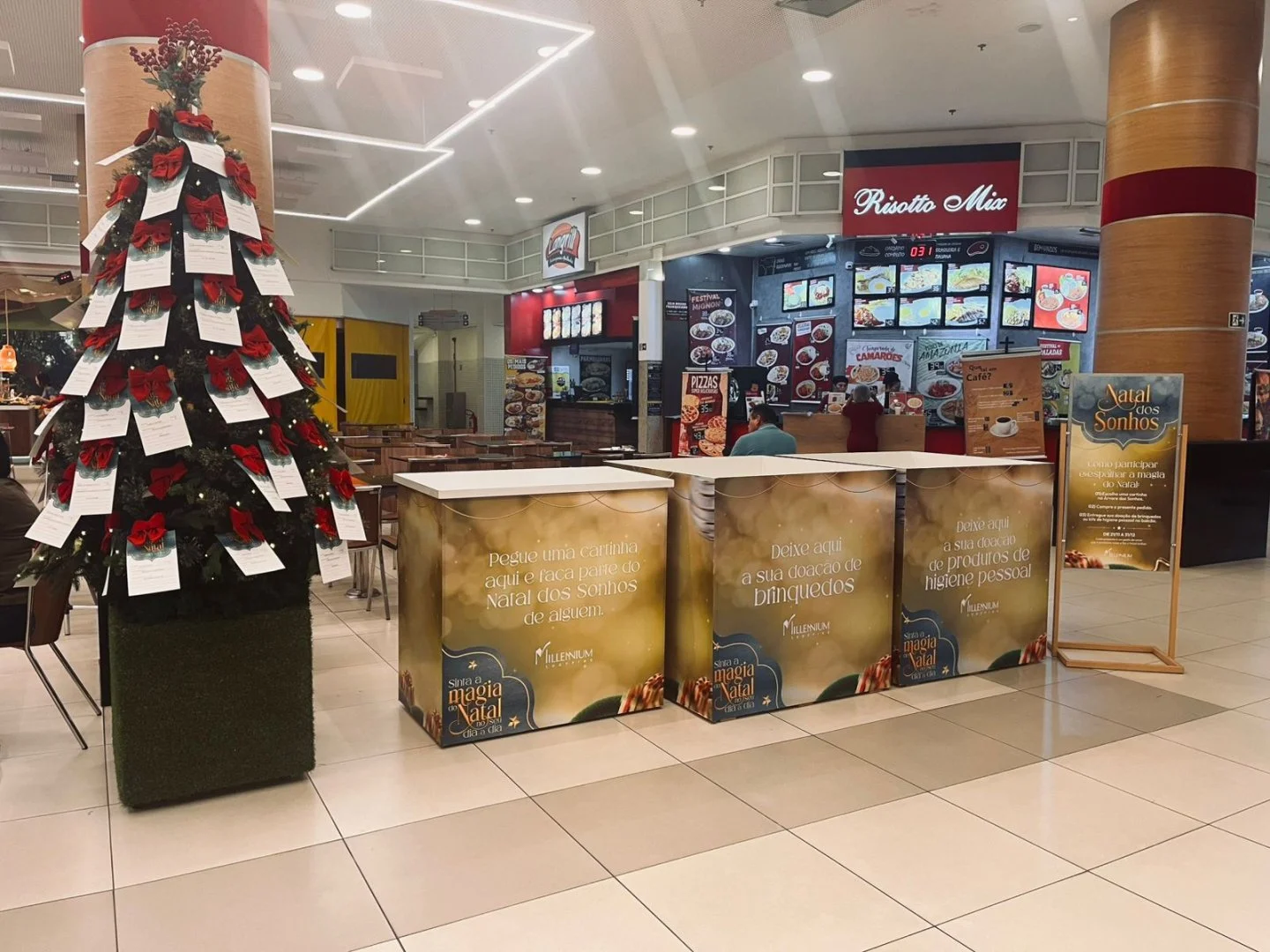 Millennium Shopping convida o público a espalhar gentileza com a campanha “Natal dos Sonhos”