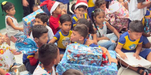 TCE-AM transforma Natal de 286 crianças com gestos de afeto e solidariedade