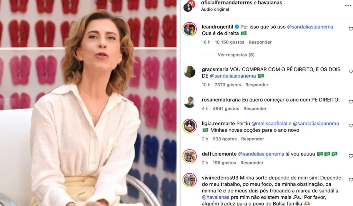 Havaianas gera polêmica com campanha de Ano Novo e provoca boicote da direita