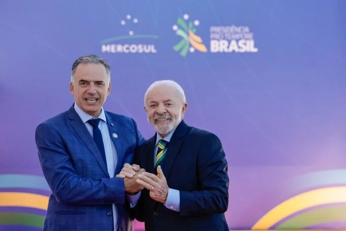 Lula tem reunião bilateral com o presidente do Uruguai, Yamandú Orsi