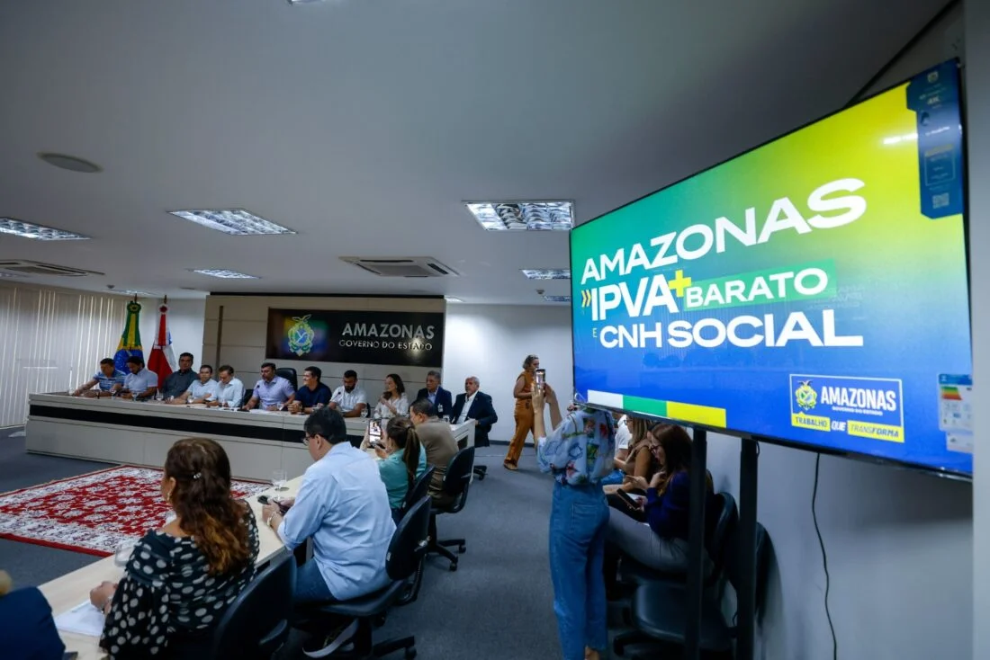 AM ganha destaque nacional em política fiscal, com menor IPVA do país, isenção de 98% para motocicletas e CNH Social