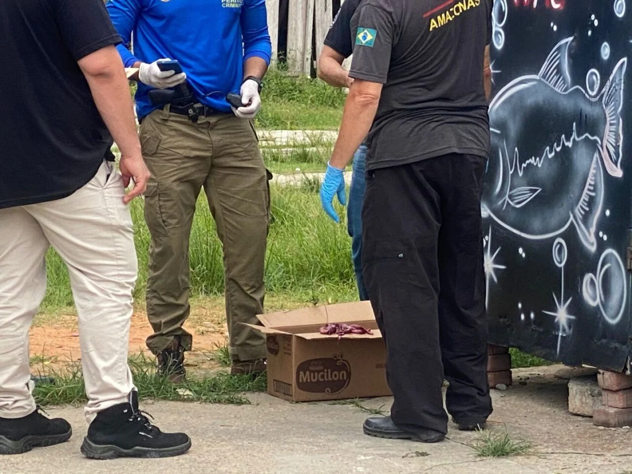 Caixa com feto é encontrada em praça na zona Sul de Manaus