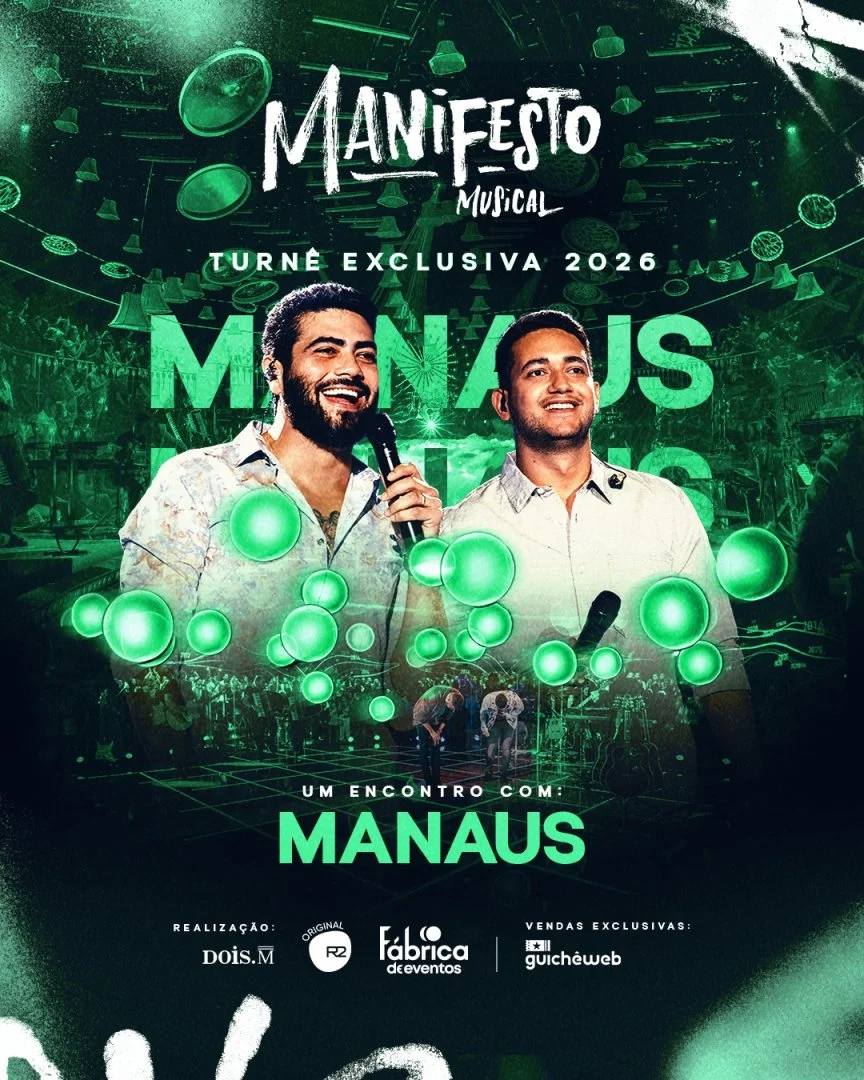 Henrique & Juliano trazem turnê “Manifesto Musical” para a Arena da Amazônia em Agosto