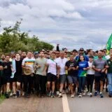 Amazonas no asfalto: Alberto Neto e Débora Menezes se unem a Nikolas Ferreira em caminhada rumo a Brasília