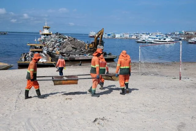 Prefeitura inicia nova fase de revitalização da praia da Ponta Branca com apoio da Marinha