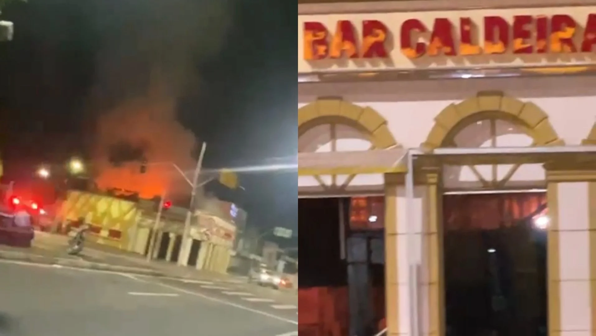 URGENTE: Incêndio atinge o tradicional Bar do Caldeira nesta madrugada em Manaus - Portal Remador