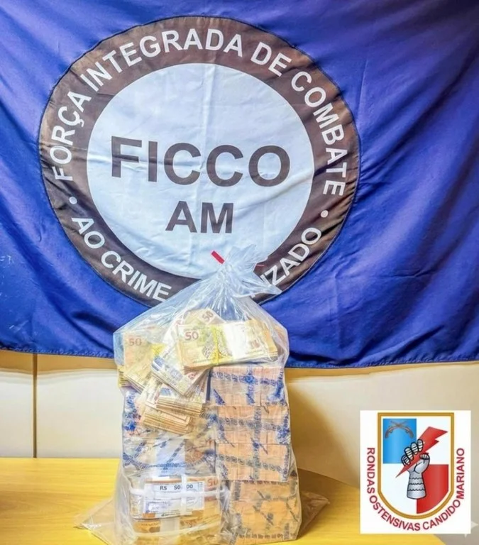 FICCO prende suspeito com R$ 800 mil em espécie e apura possível desvio de recursos federais em Manaus