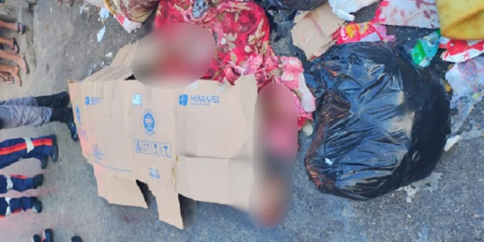 Corpo de homem é encontrado amarrado em lixeira na Compensa, em Manaus