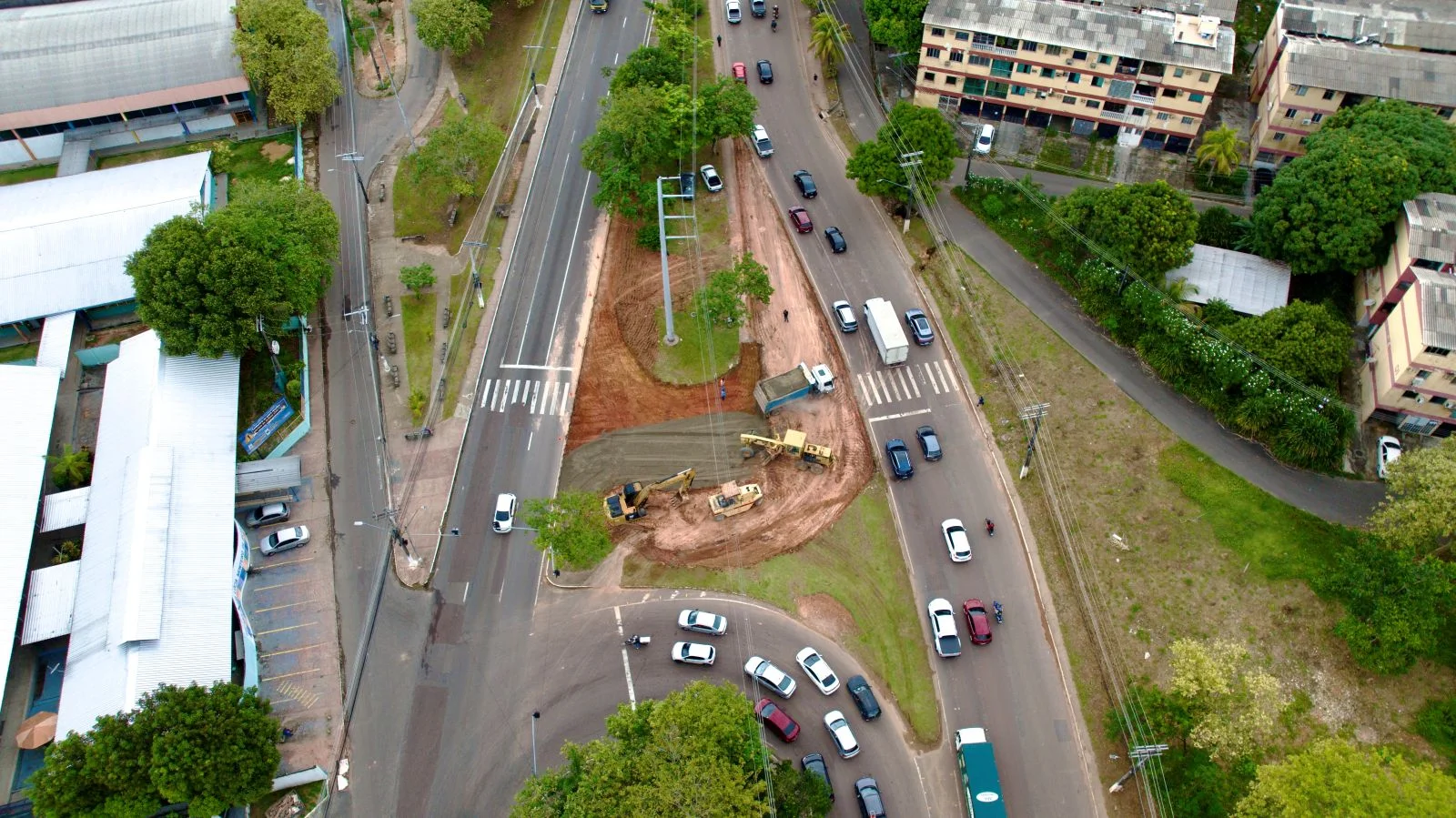 Prefeitura de Manaus avança com a construção do complexo viário Passarão e amplia mobilidade urbana na zona Oeste