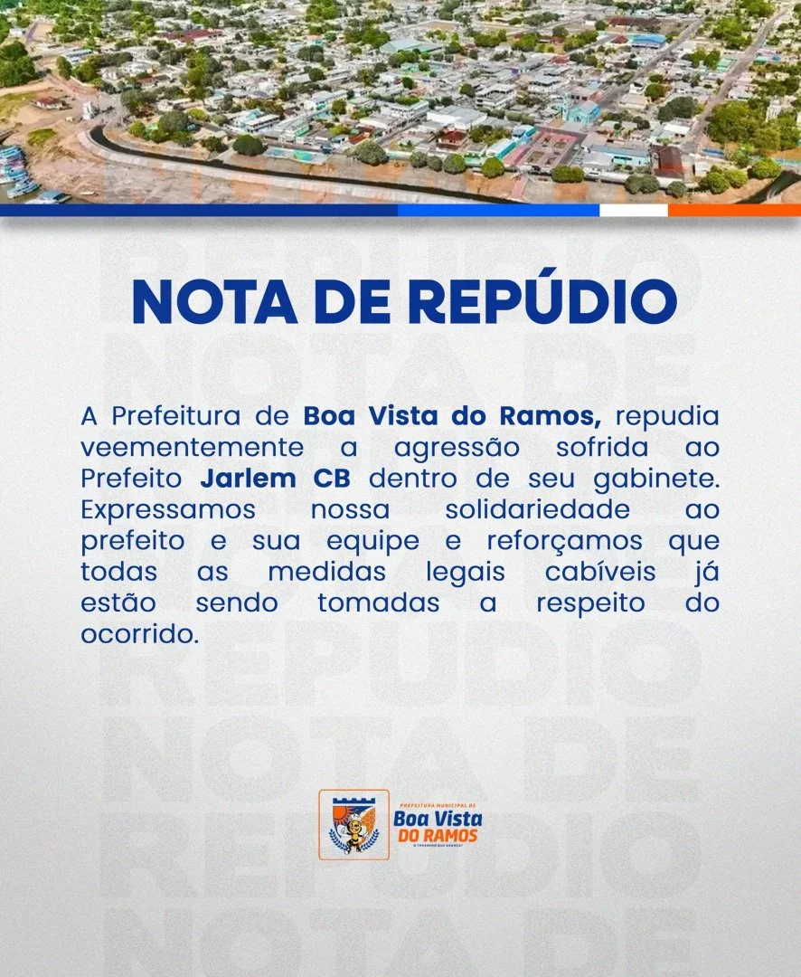 CRISE EM BOA VISTA DO RAMOS: Sob risco de cassação, prefeito Jarlem CB enfrenta protestos e denúncia de agressão 39 portal remador zfzbR1hi