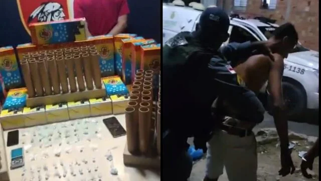 SSP-AM reage após foguetório: Prisões são efetuadas em Manaus após demonstração de força do crime