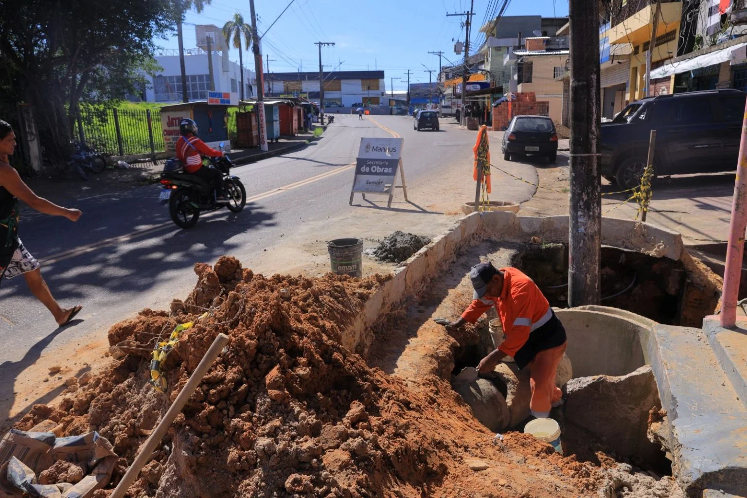 Prefeitura de Manaus recupera drenagem profunda no Educandos e garante estabilidade na Avenida Presidente Kennedy - Portal Remador