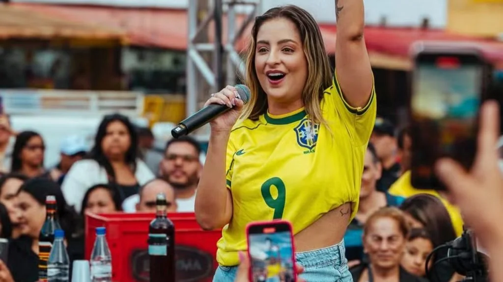 Jú Marques grava DVD com Calcinha Preta e Klessinha neste domingo