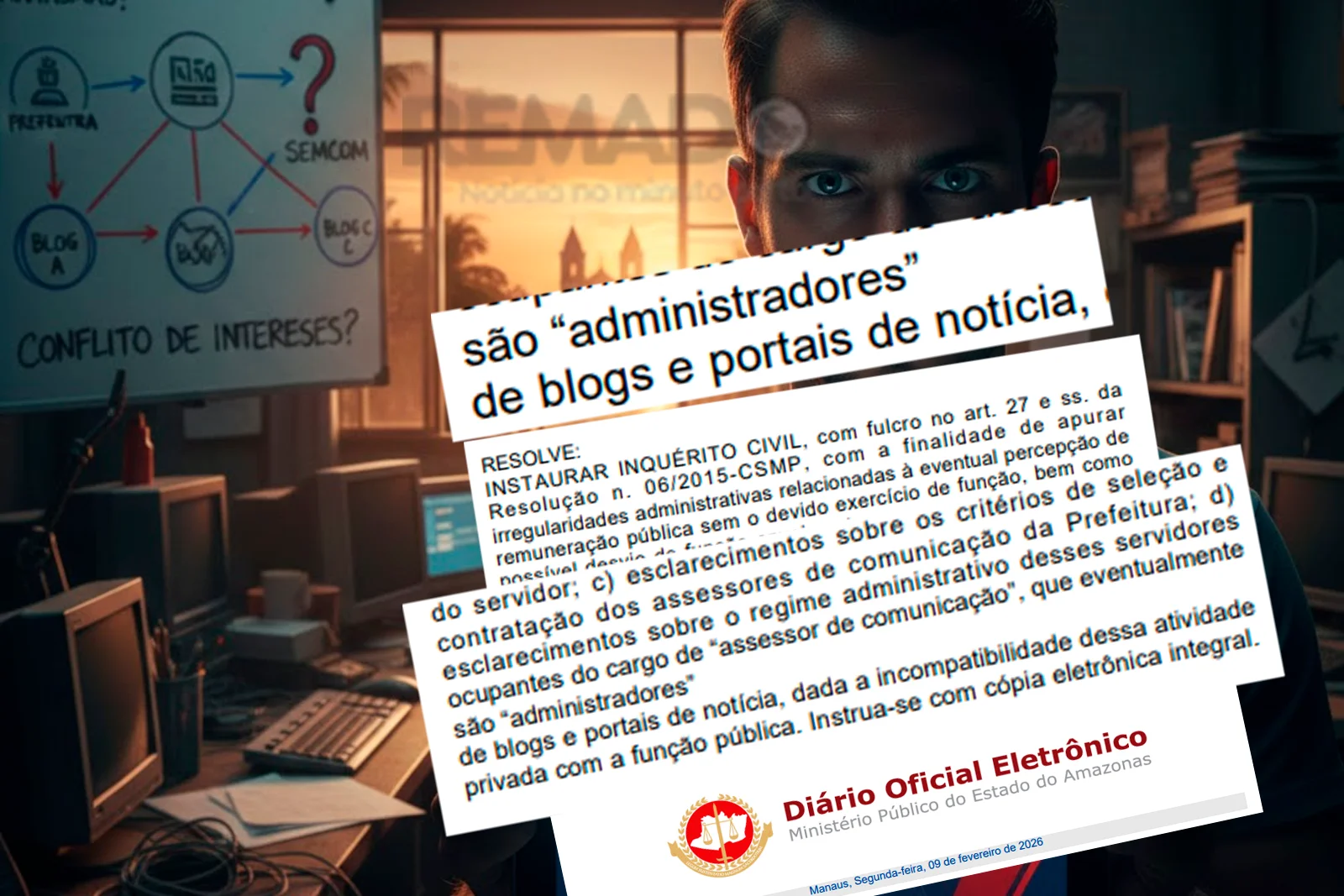 Ministério Público aperta cerco contra Prefeitura de Parintins por falta de transparência na folha da Semcom - Portal Remador