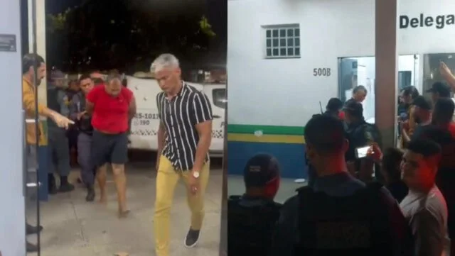 Criminoso tentou violentar condutora em área de mata no Lagoa Azul; dezenas de motoristas fazem mobilização em frente ao 6º DIP e clima é de revolta total.