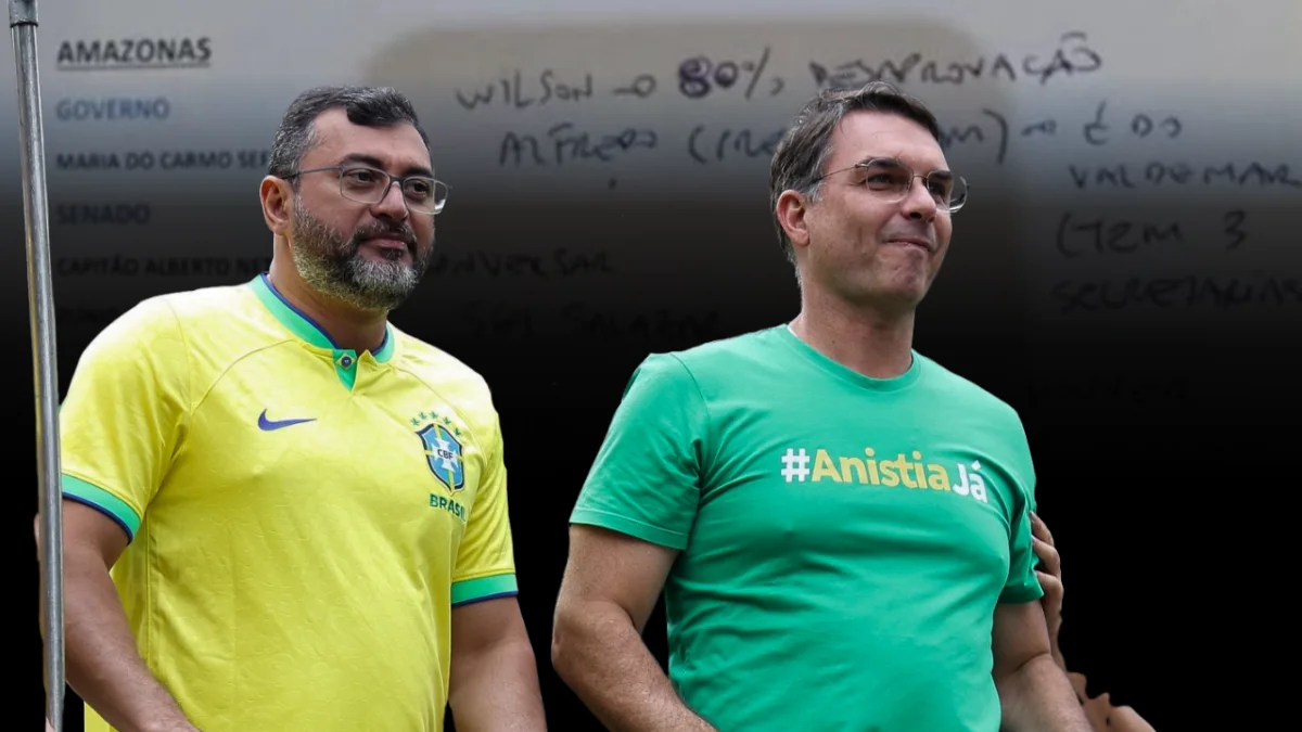 Vazamento de anotações de Flávio Bolsonaro isola Wilson Lima e sacode tabuleiro no Amazonas - Portal Remador
