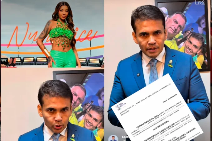 Ludmilla processa vereador Coronel Rosses e pede R$ 70 mil por acusação de "aliciar crianças" em Manaus - Portal Remador