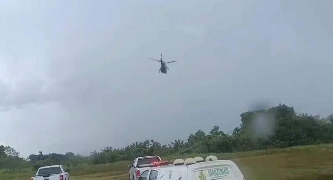 URGENTE: Avião desliza e para em ribanceira durante tentativa de decolagem no Aeroclube de Manaus