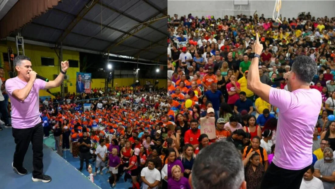 David Almeida arrasta multidão na Zona Leste e demonstra força em reunião com mil lideranças - Portal Remador