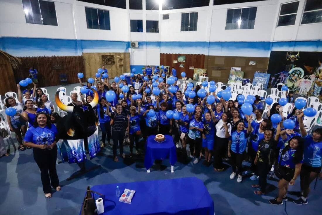 Boi Caprichoso convoca "Raça Azul" para o combate à violência contra a mulher em Parintins