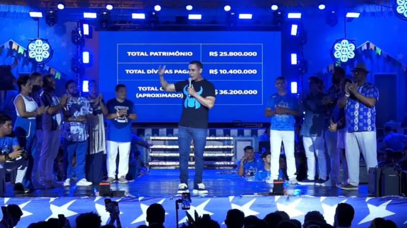 Rossy Amoedo apresenta crescimento patrimonial do Boi Caprichoso durante lançamento do álbum