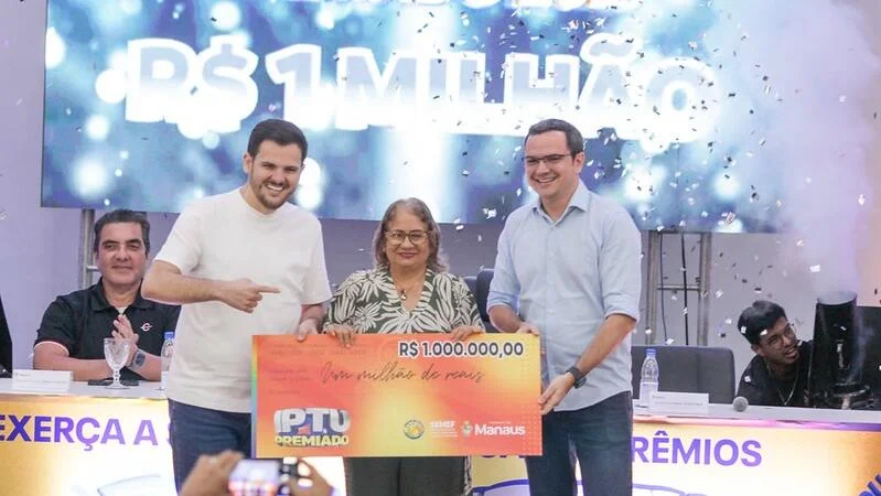 Prefeito Renato Junior entrega prêmios do ‘IPTU Premiado’ e reforça importância da cidadania fiscal