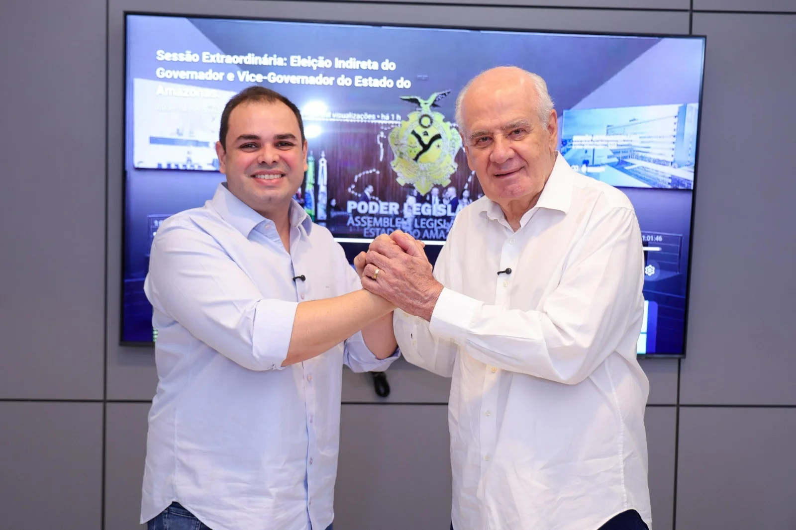 Roberto Cidade é eleito, por unanimidade, governador do Amazonas