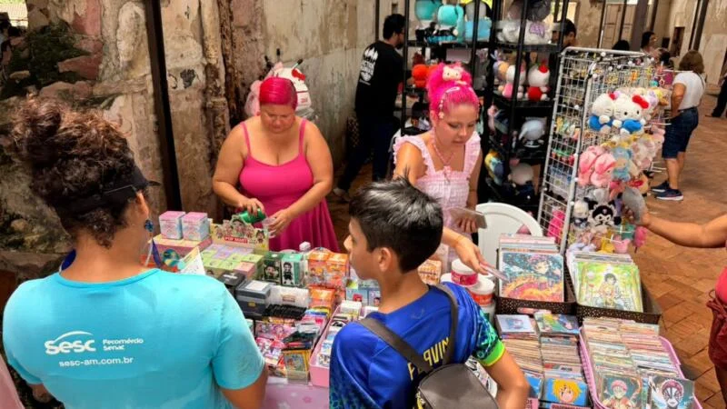 Mercado de Origem celebra data com feira de empreendedorismo e serviços gratuitos de beleza em Manaus