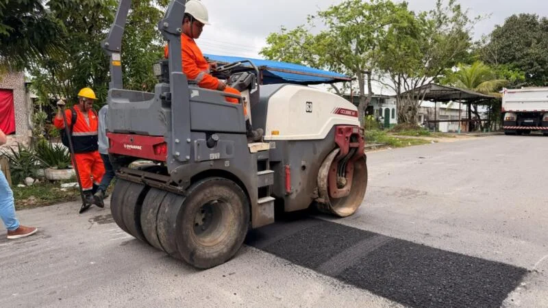 Prefeitura de Manaus intensifica operação ‘Tapa-Buracos’ no bairro Nova Cidade e amplia recuperação viária na região 