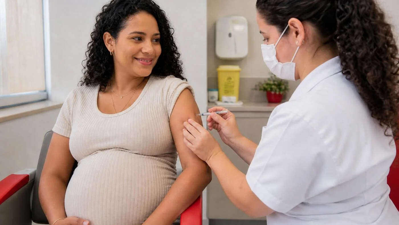Mês das mães reforça importância da vacinação na gestaçãoAtualizar a caderneta vacinal no pré-natal protege mãe e bebê e ainda é pouco conhecida entre gestantes