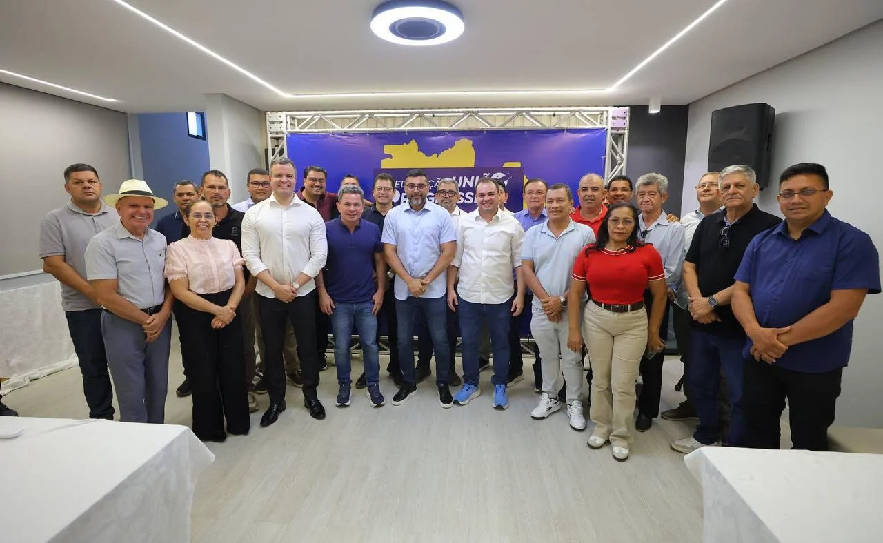 Wilson Lima reúne prefeitos e vice-prefeitos da federação União Progressista no Amazonas