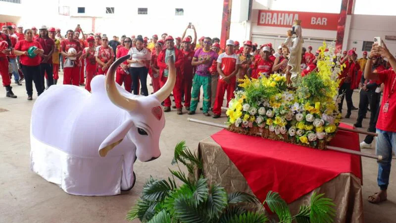 Cidade Garantido recebe peregrinação de Nossa Senhora do Carmo em momento de fé e devoção.