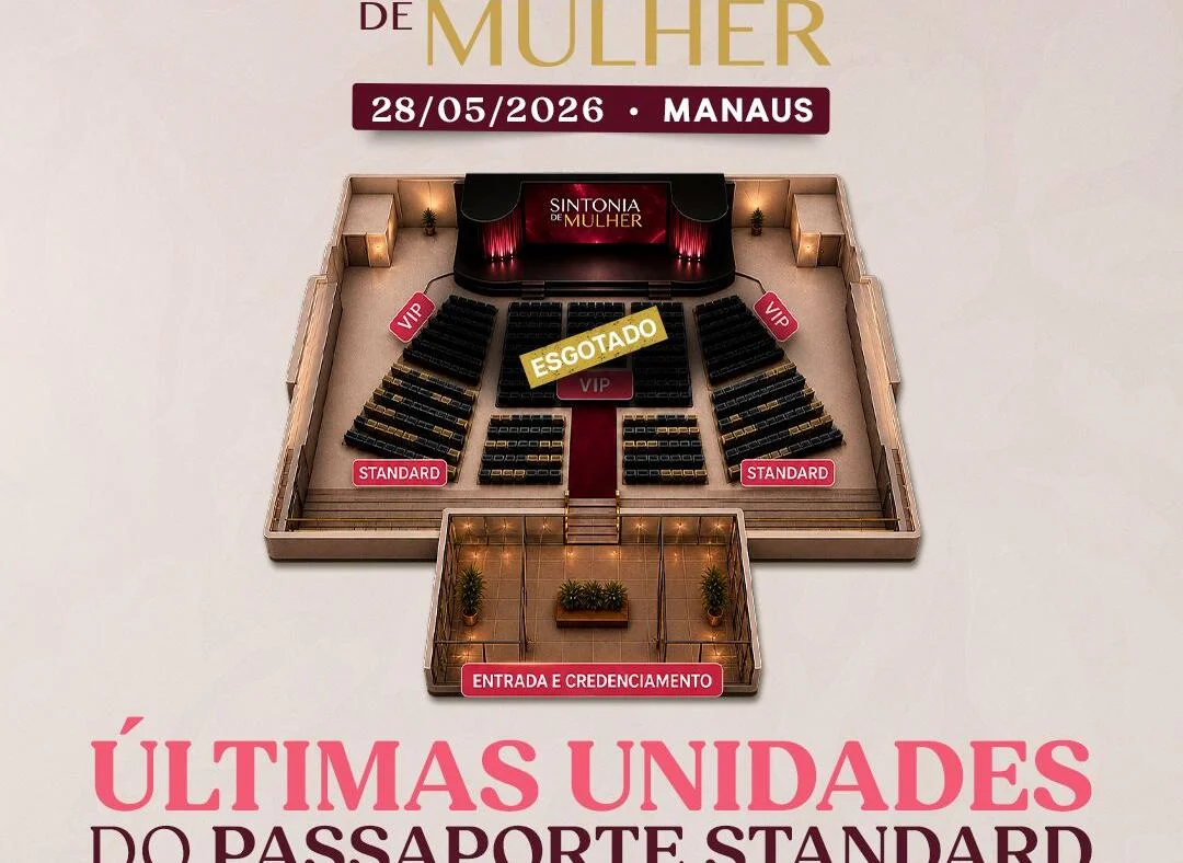 Sintonia de Mulher esgota ingressos VIP e entra na reta final com últimas unidades do setor Standard - Portal Remador