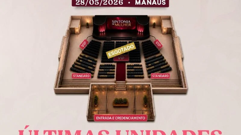 Sintonia de Mulher esgota ingressos VIP e entra na reta final com últimas unidades do setor Standard - Portal Remador