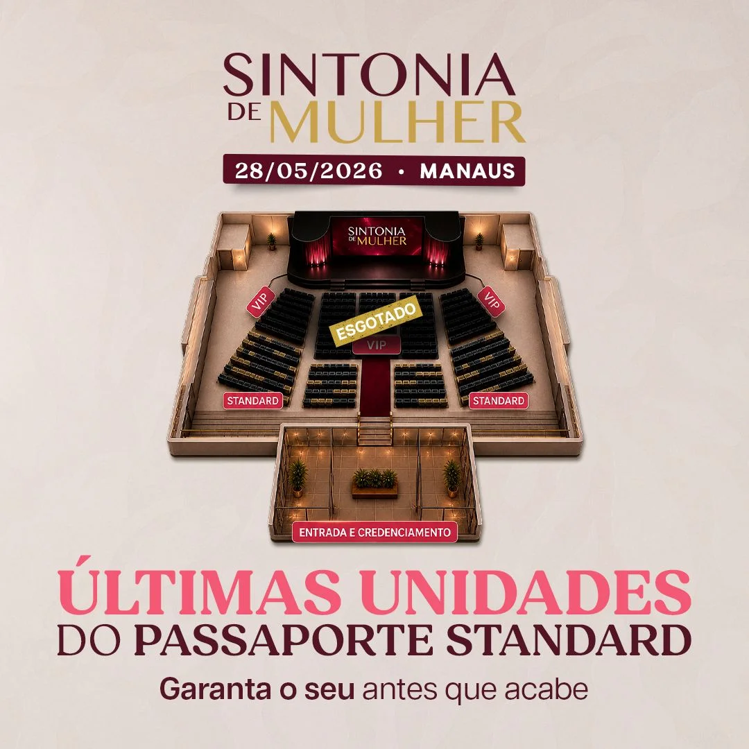 Sintonia de Mulher esgota ingressos VIP e entra na reta final com últimas unidades do setor Standard - Portal Remador