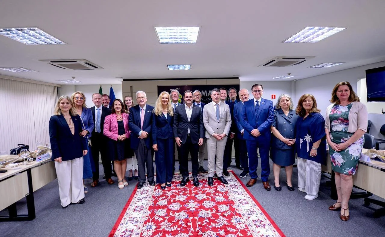 Em reunião com delegação da União Europeia, governador Roberto Cidade defende desenvolvimento sustentável no Amazonas e ampliação de parcerias internacionais
