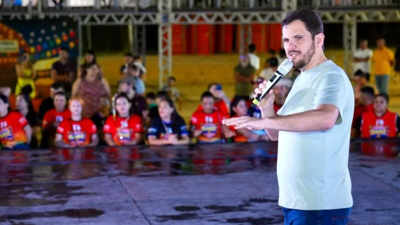 Renato Junior anuncia investimento de R$ 2,4 milhões para complexo esportivo na Colônia Santo Antônio