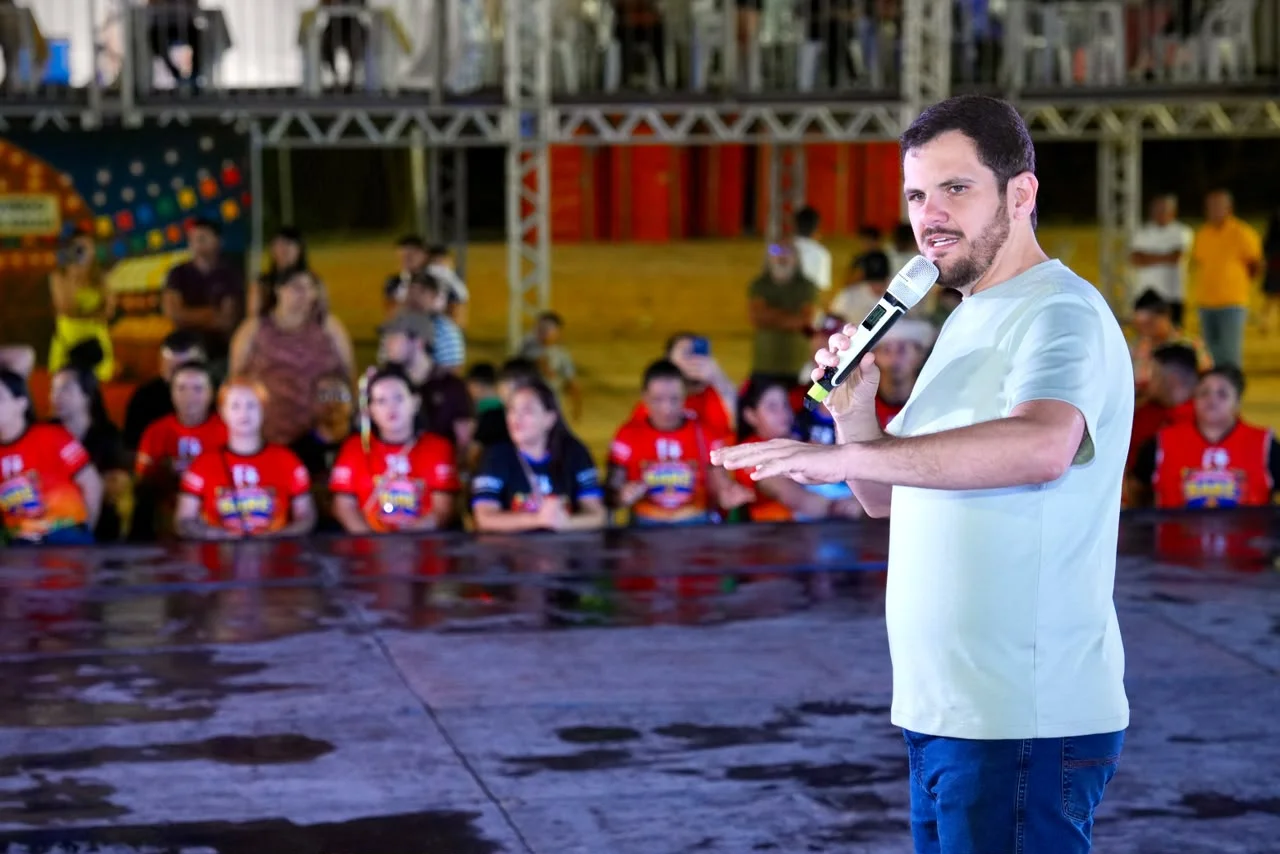 Renato Junior anuncia investimento de R$ 2,4 milhões para complexo esportivo na Colônia Santo Antônio