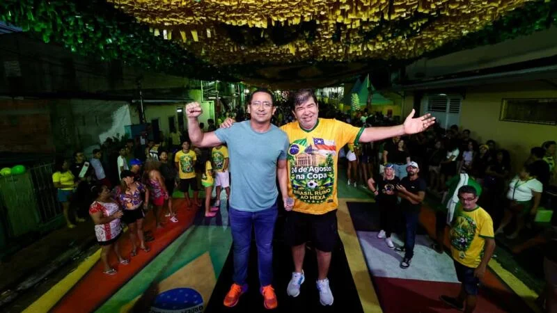 Com a presença de Daniel Almeida, tradicional “Rua 24 de Agosto a rua da Copa” é inaugurada no Morro da Liberdade