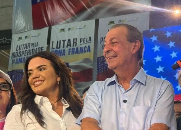 Omar Aziz confirma deputada Alessandra Campêlo como candidata a vice-governadora do Amazonas