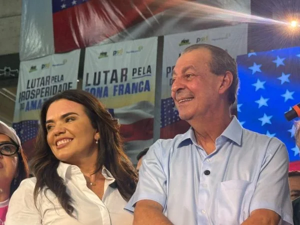 Omar Aziz confirma deputada Alessandra Campêlo como candidata a vice-governadora do Amazonas
