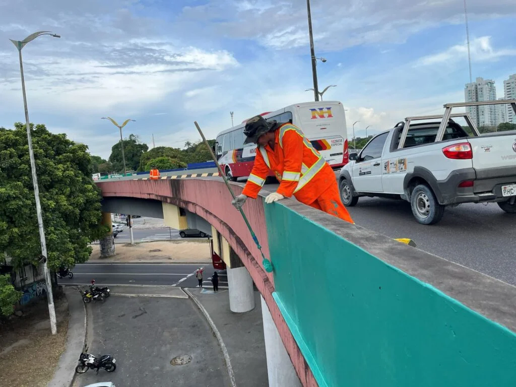 Prefeitura dá início à modernização de viadutos em Manaus